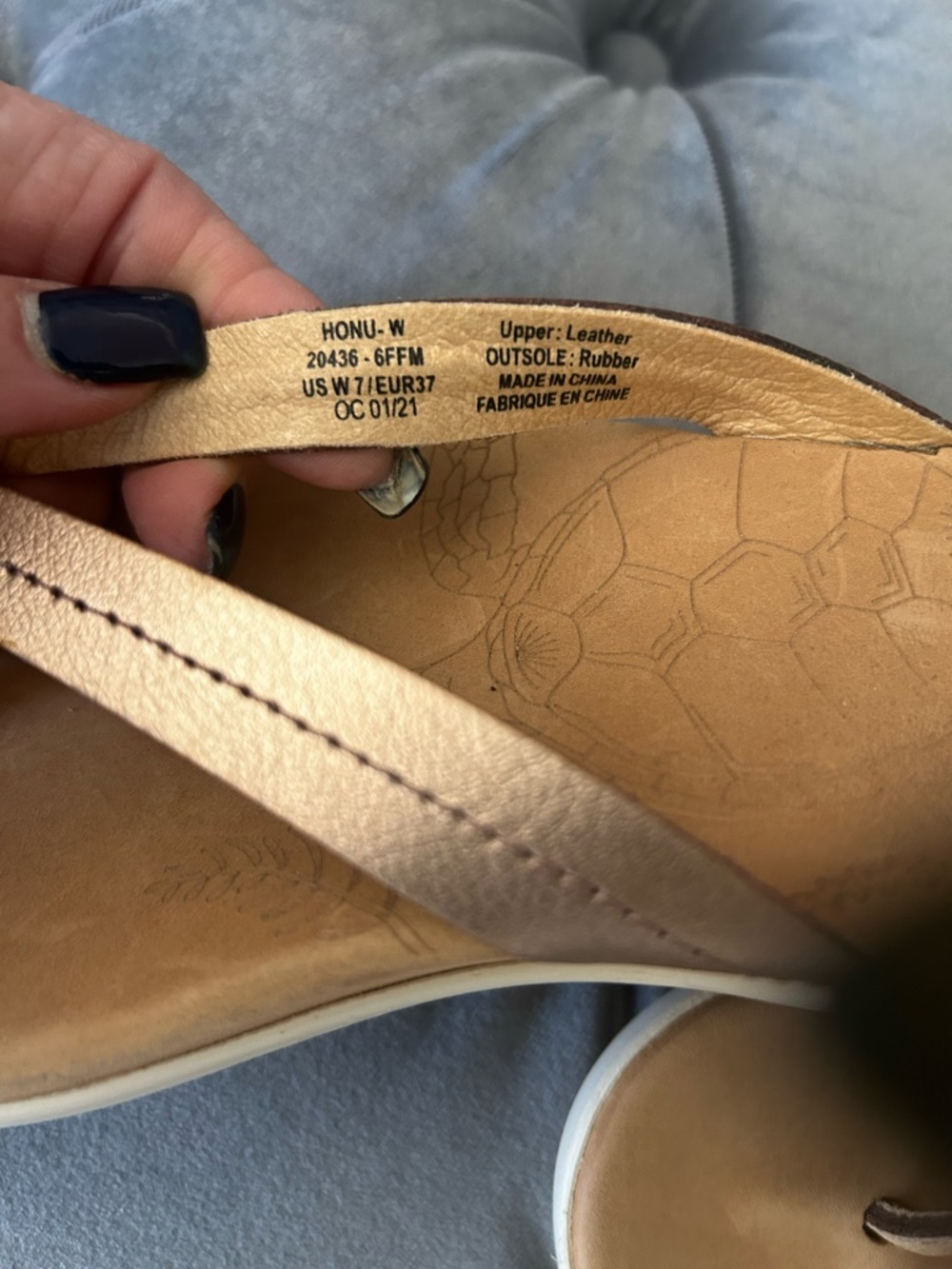 OLUKAI HONU NEW!!!!! PINK COPPER/ SAHARA SANDEL - Picture 6 of 8